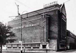 Old Heineken Brewery building in Amsterdam